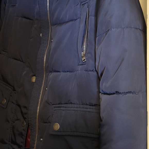 Tommy Hilfiger Navy Blue Winter Coat - Picture 7 of 7